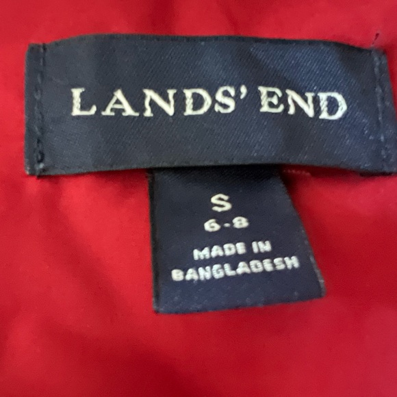LANDS END Quilted Riding Jacket SZ 6-8 - Picture 7 of 7